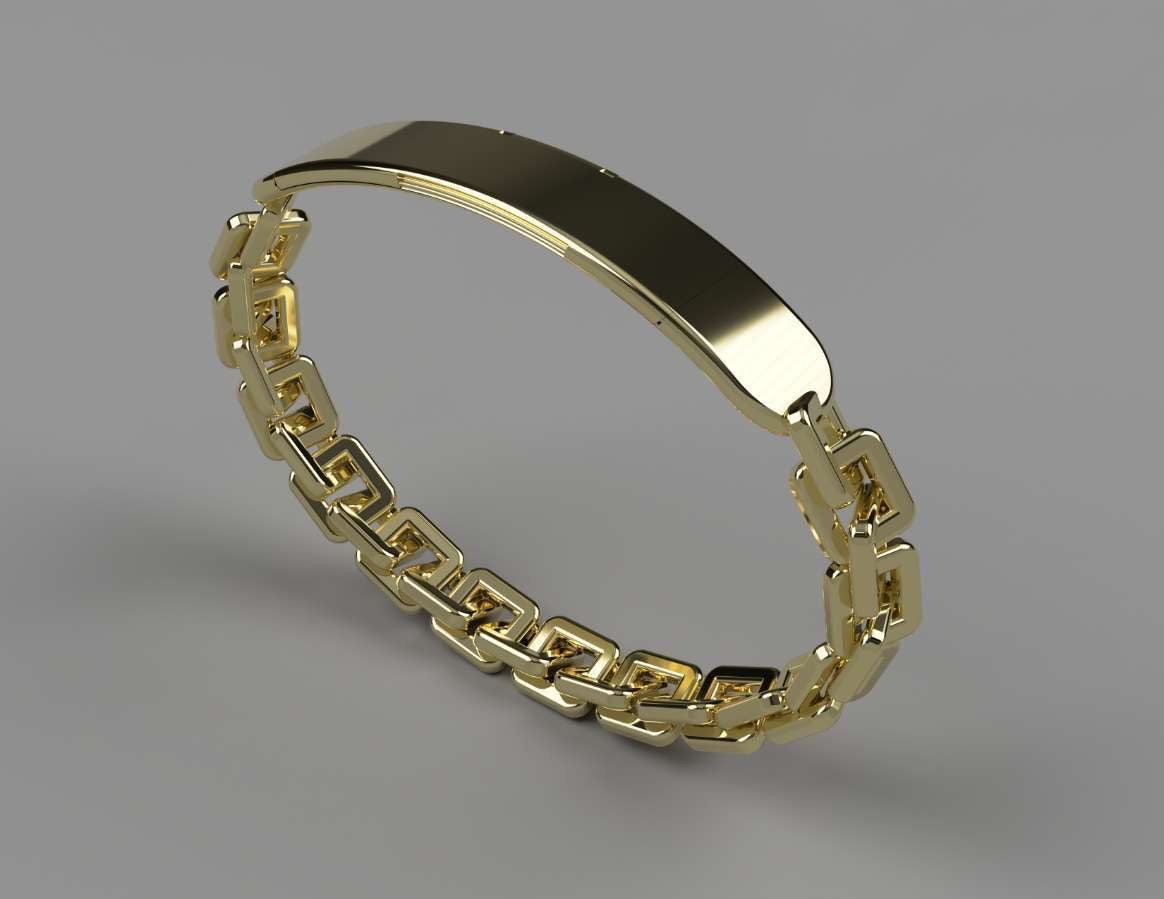 Gold Safety Bracelet