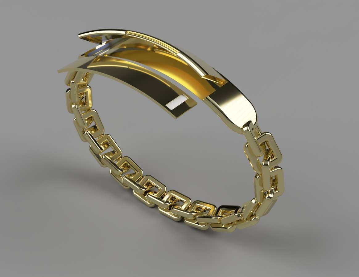 Gold Safety Bracelet